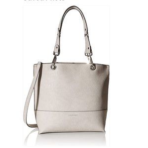 Calvin Klein Sonoma Tote Fawn (Lgt Grey) with Silver Hardware
